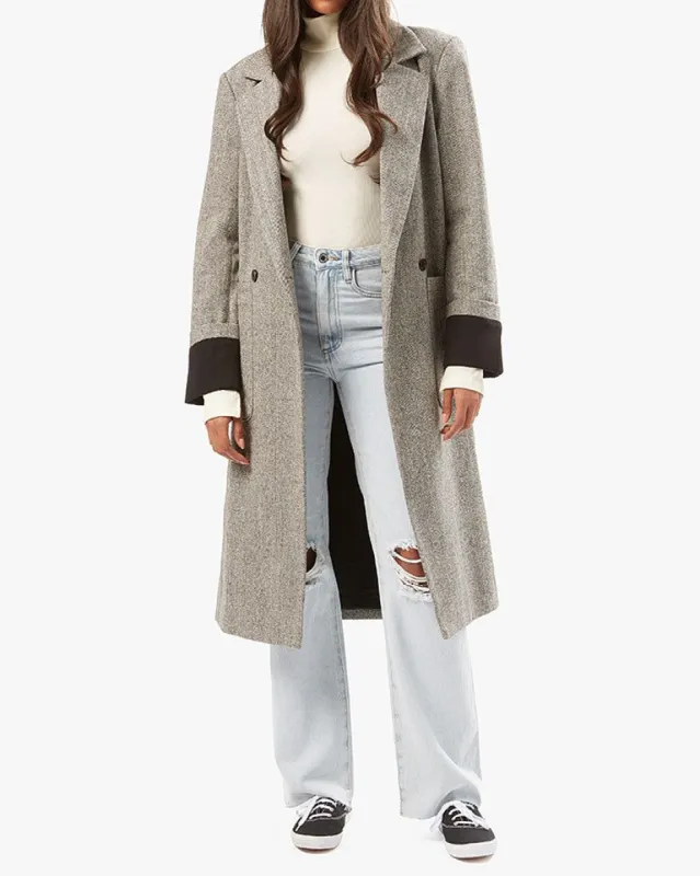 Herringbone Blazer Jacket sold by WeWoreWhat