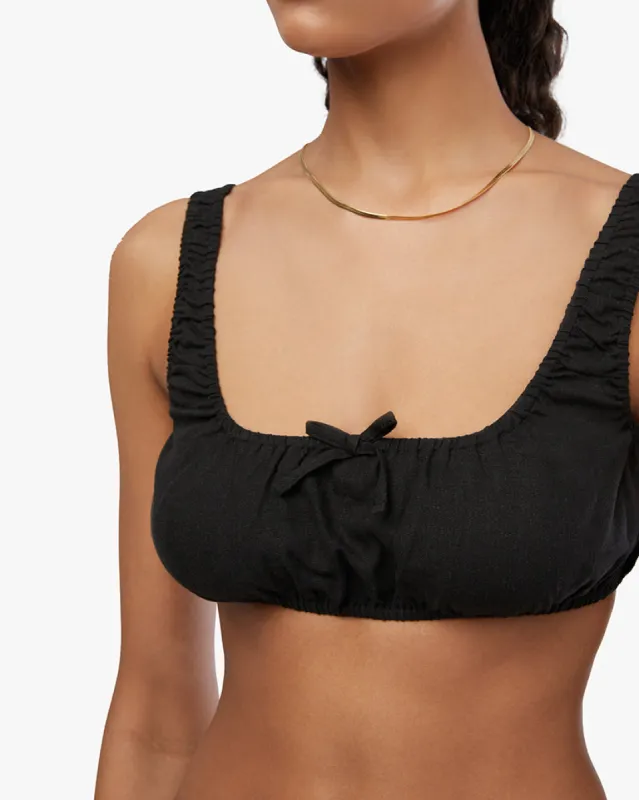 Scrunchy Top sold by WeWoreWhat