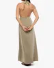 Halter Deep V Maxi Dress sold by WeWoreWhat