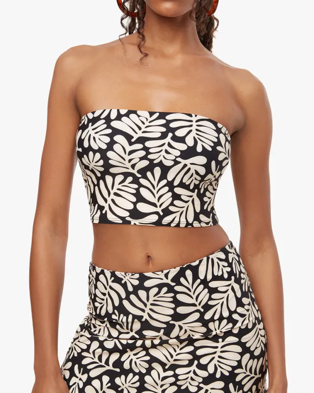 Safari Leaves Tube Top made by WeWoreWhat