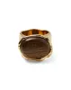 Hammered Tigers Eye Ring sold by WeWoreWhat