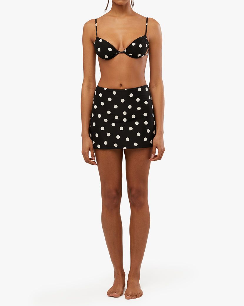 Ruched Underwire Oversized Polka Dot Bikini Top sold by WeWoreWhat product image thumbnail 7