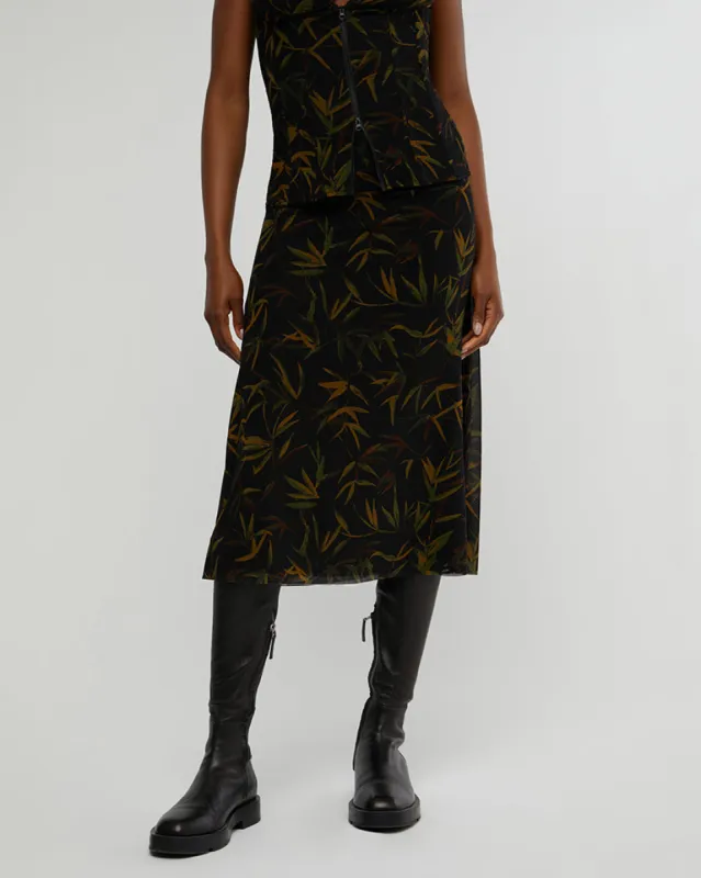Vintage Leaves Midi Skirt sold by WeWoreWhat