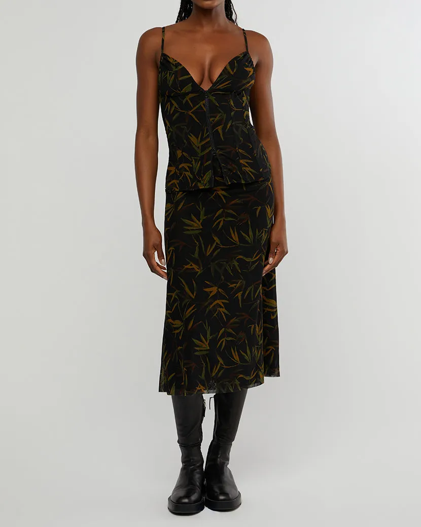 Vintage Leaves Midi Skirt sold by WeWoreWhat product image thumbnail 5