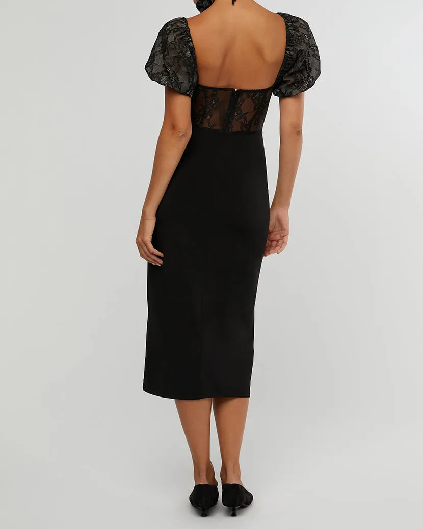 Underwire Corset Midi Lace Dress sold by WeWoreWhat product image thumbnail 5