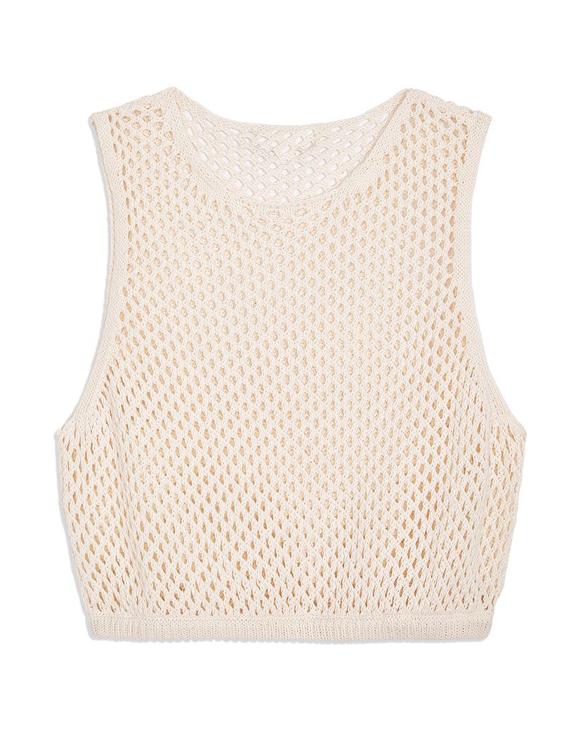 Crochet Ruched Crop Top sold by WeWoreWhat product image thumbnail 2