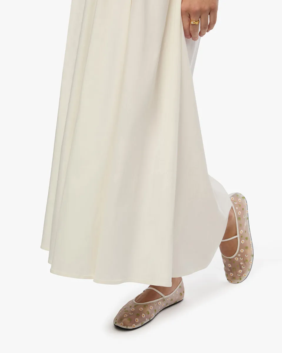 Button Front Scallop Dress | Parallel