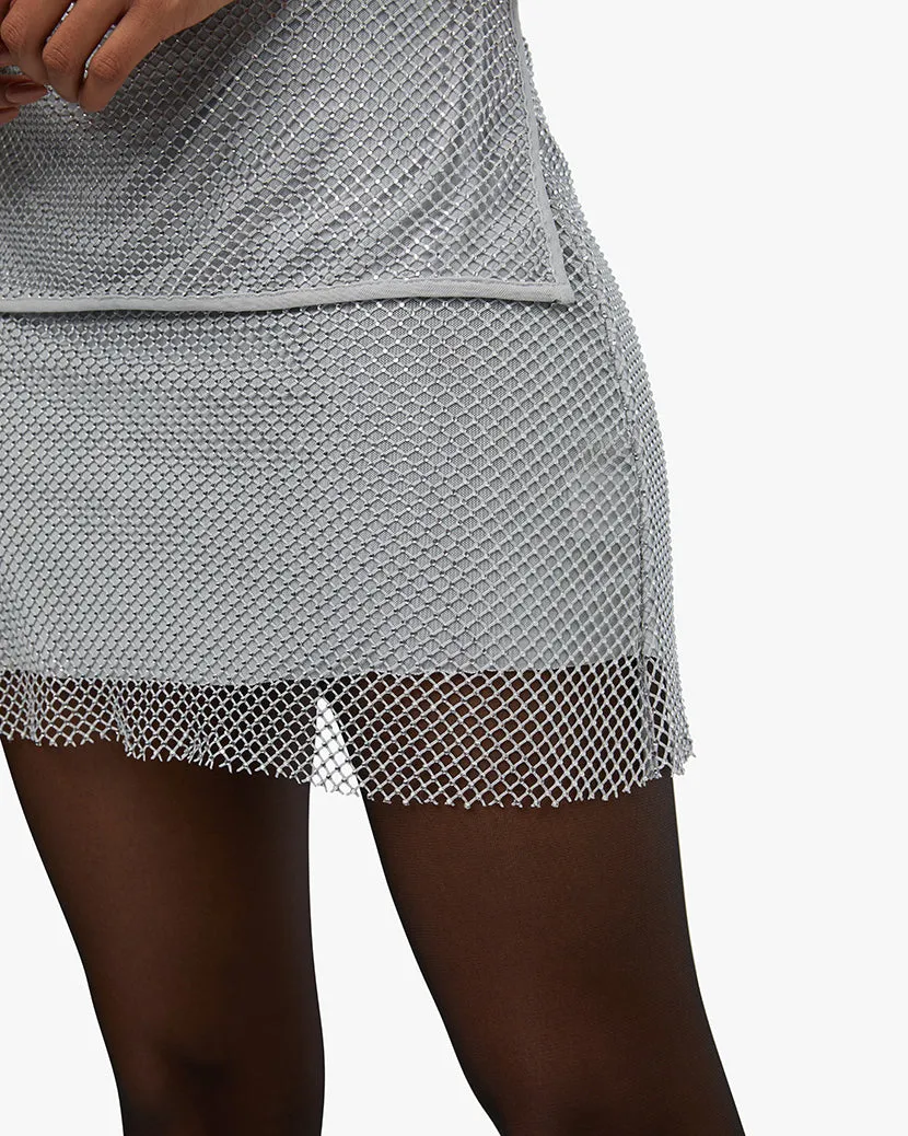 Crystal Mini Skirt sold by WeWoreWhat product image thumbnail 5