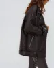 Oversized Faux Leather Moto Jacket sold by WeWoreWhat