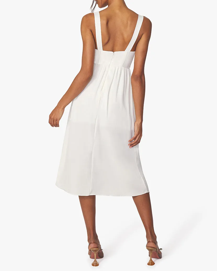 Corset Satin Charmeuse Midi Dress sold by WeWoreWhat product image thumbnail 3