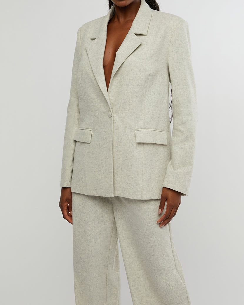 Relaxed Wool Blazer sold by WeWoreWhat