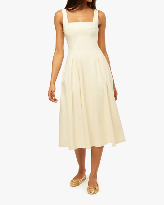 Corset Pleated Midi Dress sold by WeWoreWhat