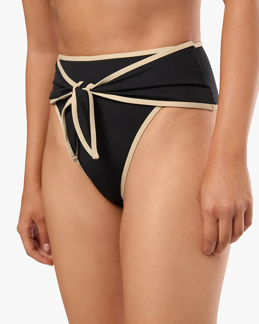 High Rise Tie Front Bottom sold by WeWoreWhat product image thumbnail 5