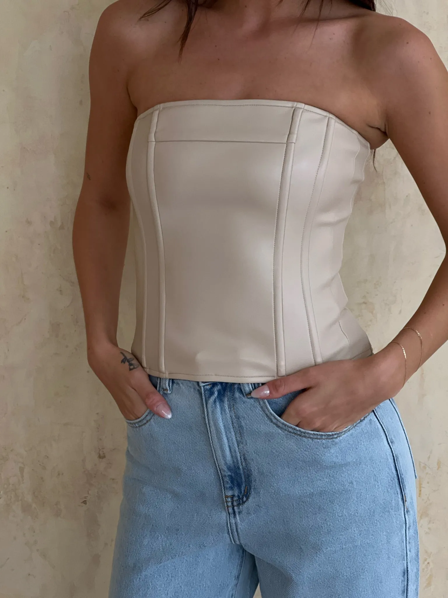 Strapless Corset sold by WeWoreWhat product image thumbnail 3