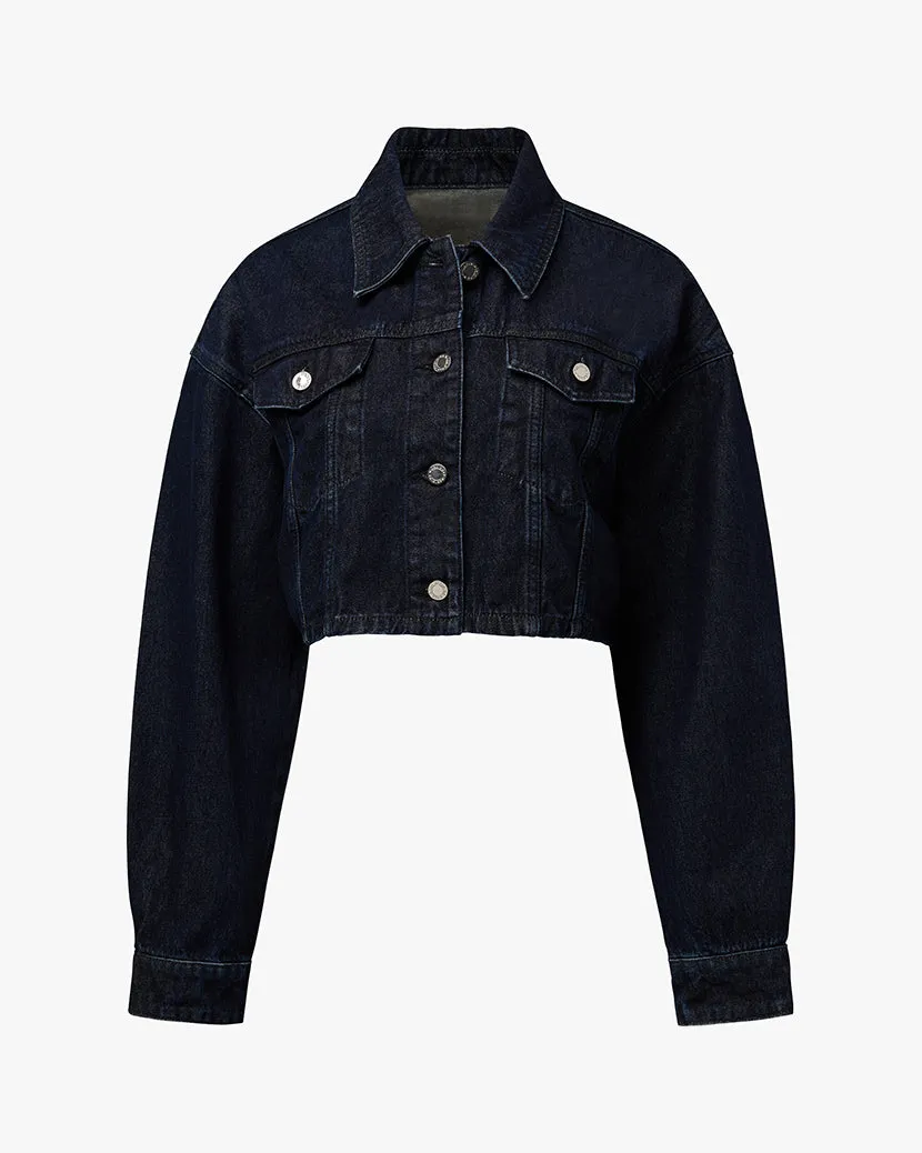 Cropped Denim Jacket sold by WeWoreWhat product image thumbnail 2