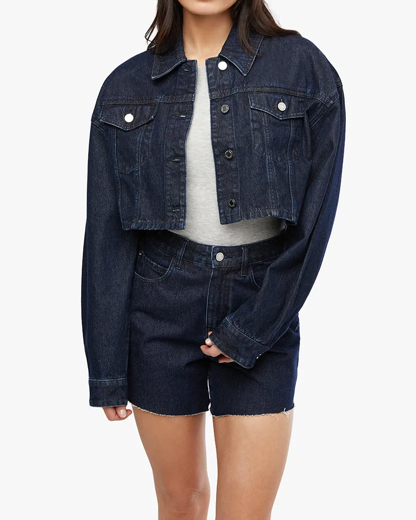 Cropped Denim Jacket sold by WeWoreWhat
