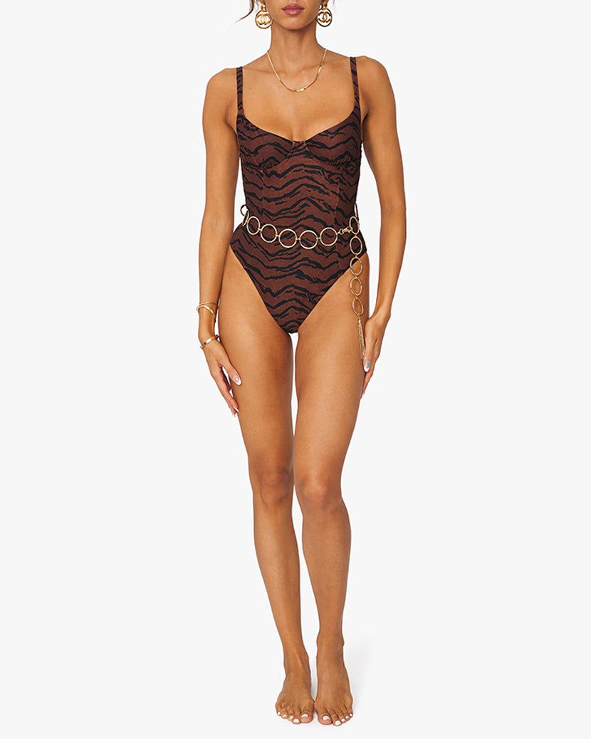 Danielle 3.0 Tiger One Piece sold by WeWoreWhat product image thumbnail 5