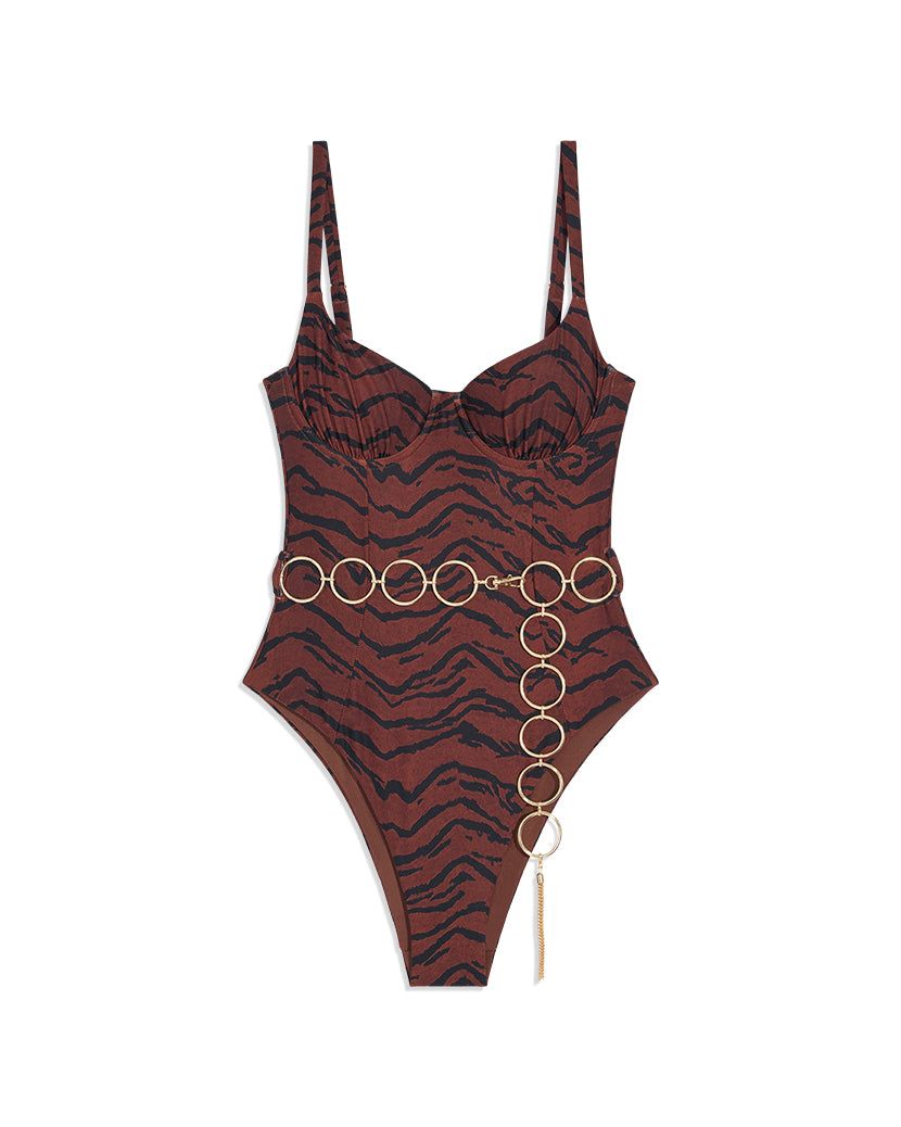 Danielle 3.0 Tiger One Piece sold by WeWoreWhat