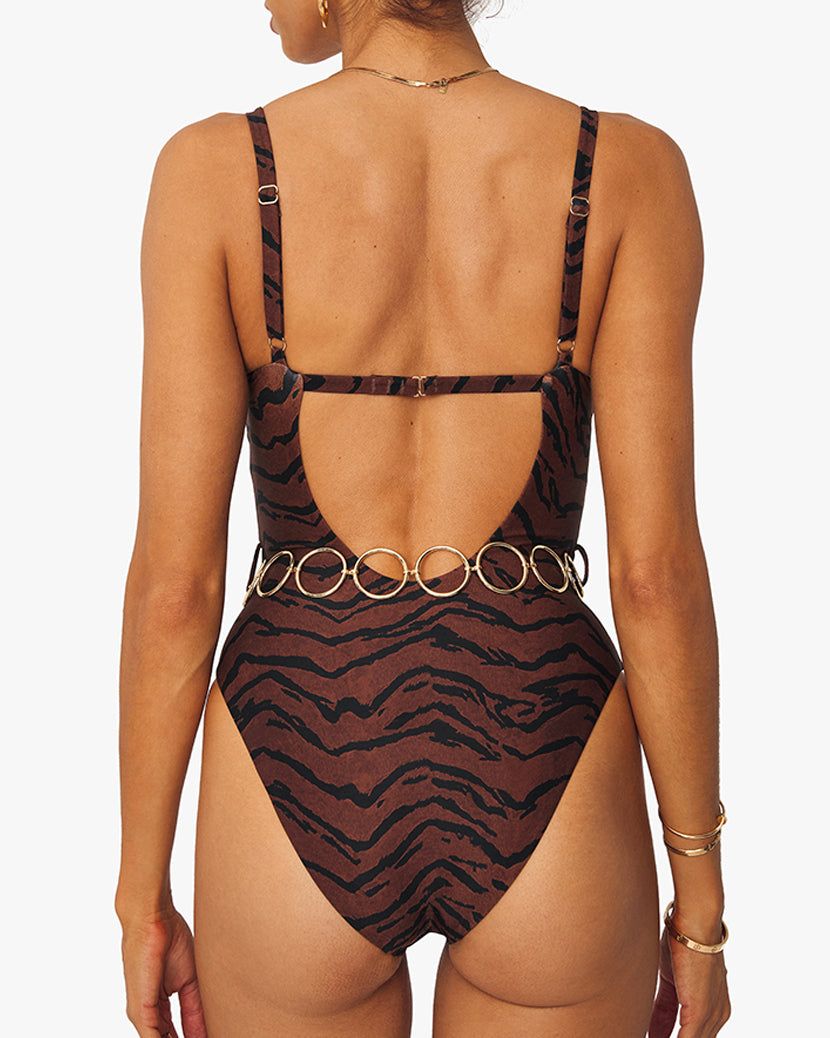 Danielle 3.0 Tiger One Piece sold by WeWoreWhat product image thumbnail 4