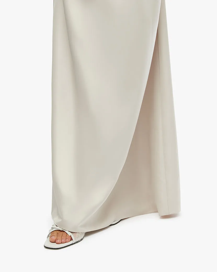 Ruffle Bib Maxi Dress sold by WeWoreWhat product image thumbnail 5
