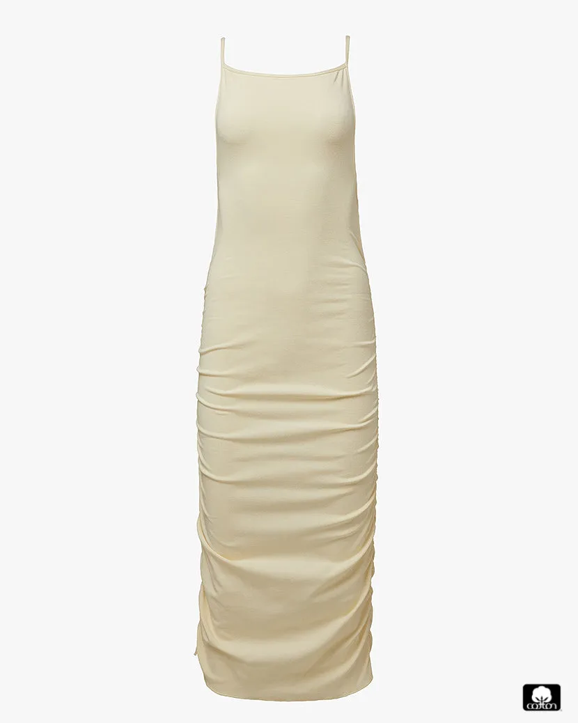 Ruched High Neck Midi Dress sold by WeWoreWhat product image thumbnail 2