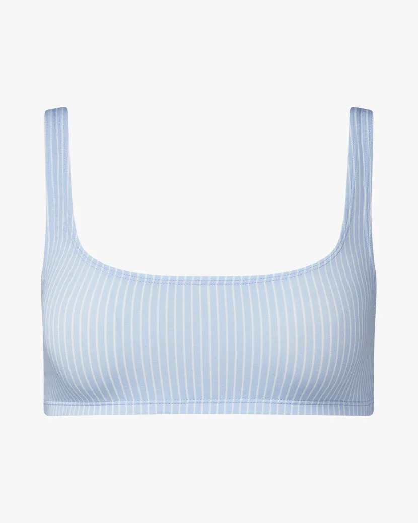 Pinstripe Scoop Ribbed Bra sold by WeWoreWhat product image thumbnail 2