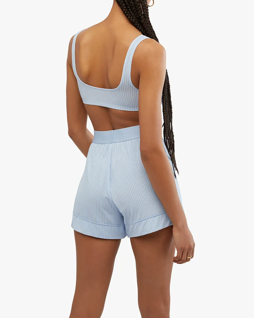 Pinstripe Scoop Ribbed Bra sold by WeWoreWhat product image thumbnail 5