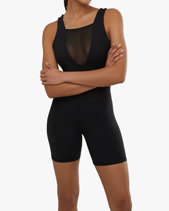 Mesh Romper sold by WeWoreWhat