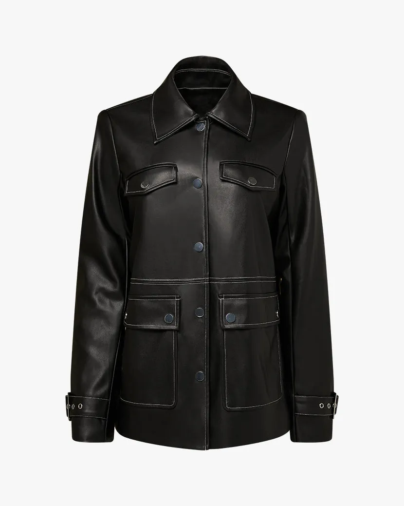 Vegan Leather Western Jacket sold by WeWoreWhat product image thumbnail 2