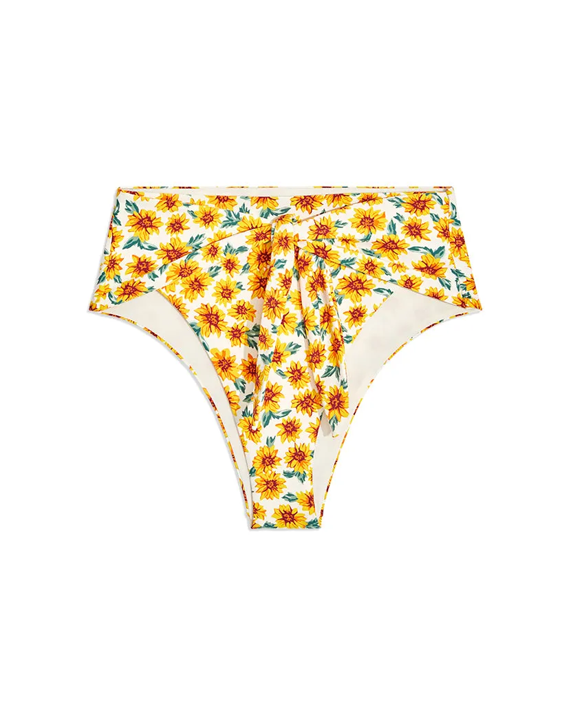 Riviera Micro Sunflowers Bikini Bottom sold by WeWoreWhat product image thumbnail 2