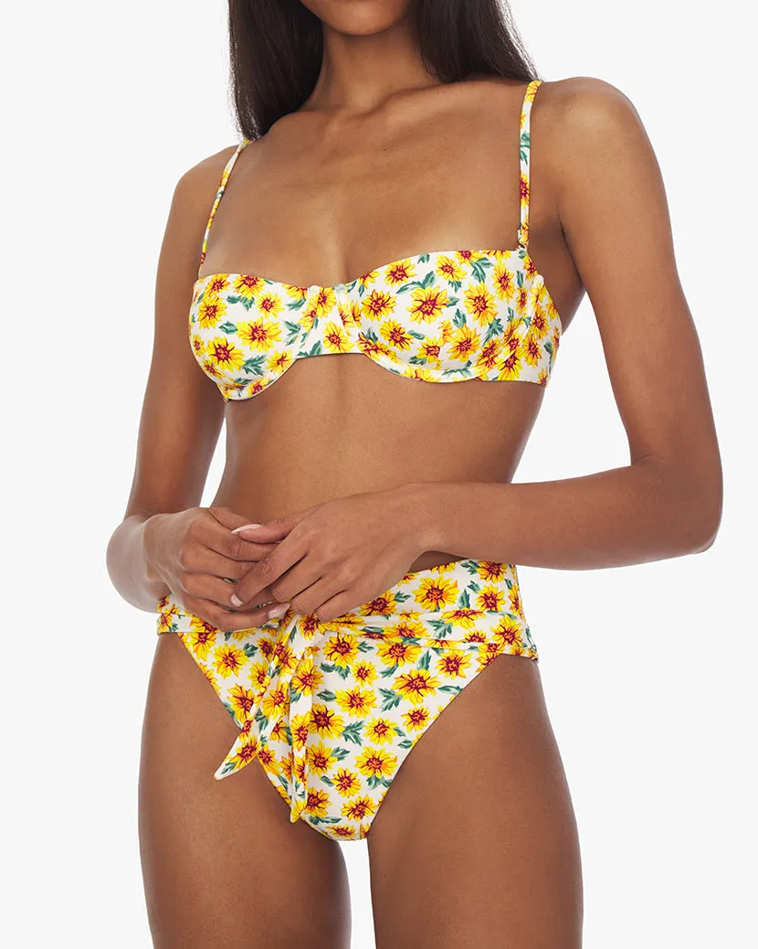 Riviera Micro Sunflowers Bikini Bottom sold by WeWoreWhat product image thumbnail 4