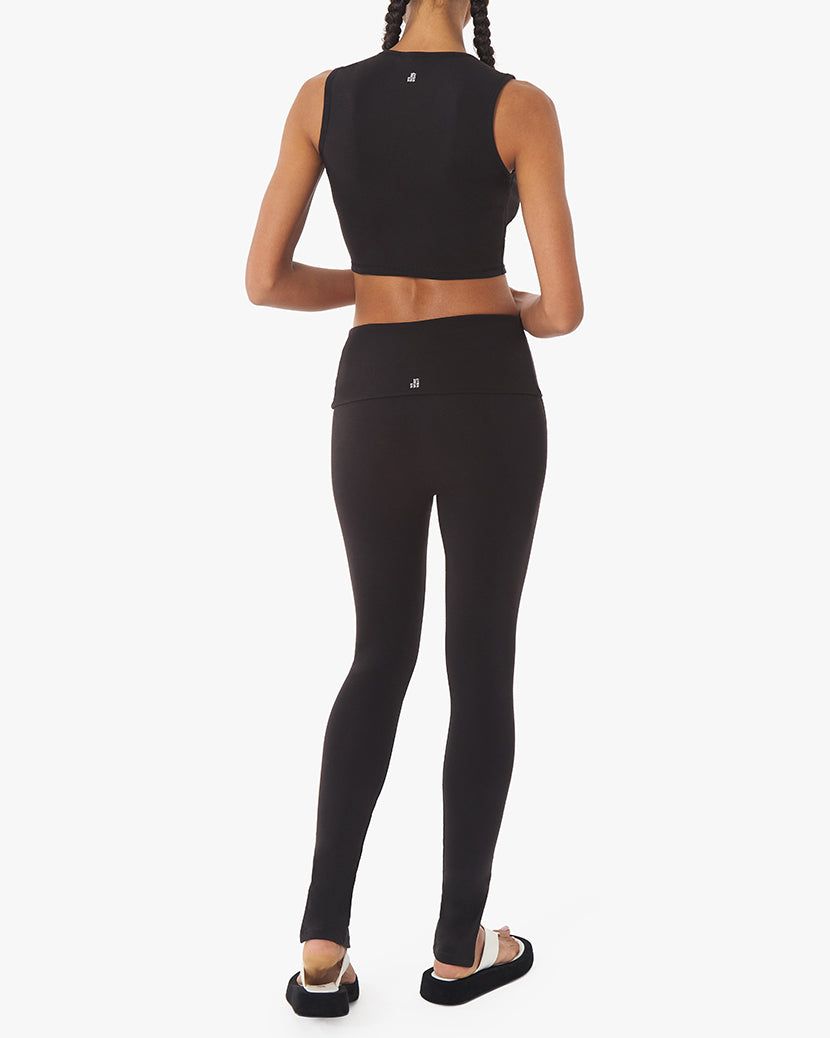 Fold Over Slit Legging Cotton Jersey sold by WeWoreWhat product image thumbnail 7