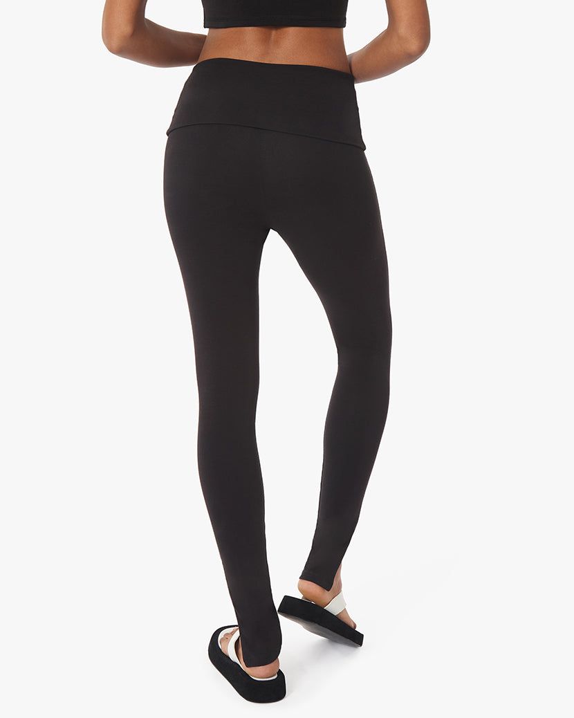 Fold Over Slit Legging Cotton Jersey sold by WeWoreWhat product image thumbnail 5