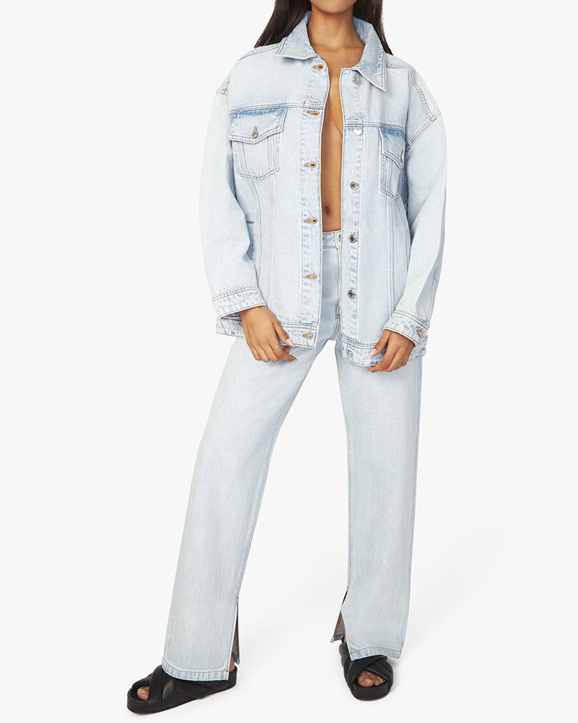 Oversized Indigo Comfort Jacket sold by WeWoreWhat product image thumbnail 8