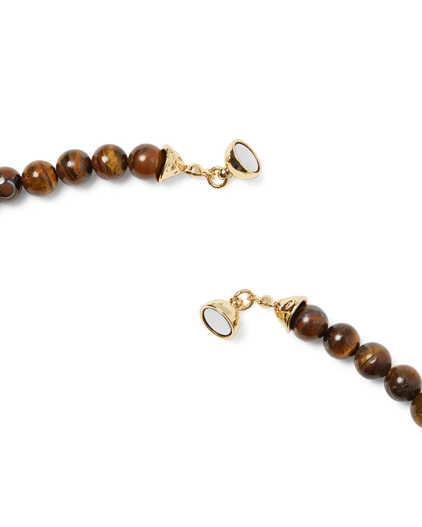 Hammered Tigers Eye Pendant Necklace sold by WeWoreWhat product image thumbnail 4