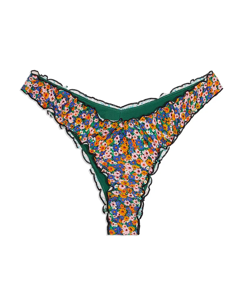 Scrunchie Micro Wildflowers Delilah Bikini Bottom sold by WeWoreWhat product image thumbnail 3