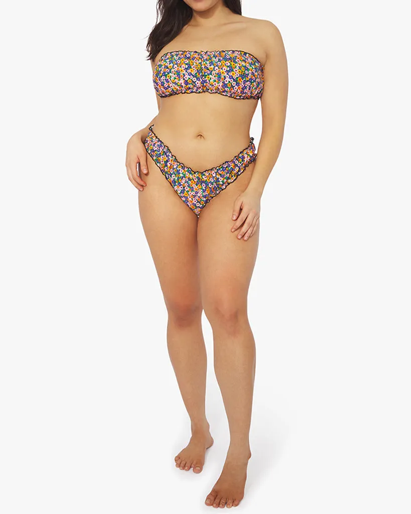 Scrunchie Micro Wildflowers Delilah Bikini Bottom sold by WeWoreWhat product image thumbnail 5