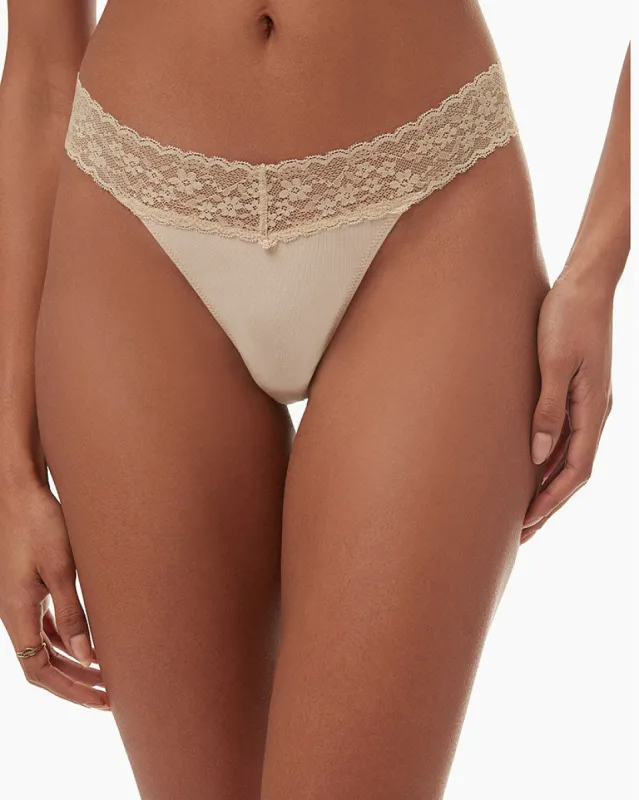 Lace Thong sold by WeWoreWhat