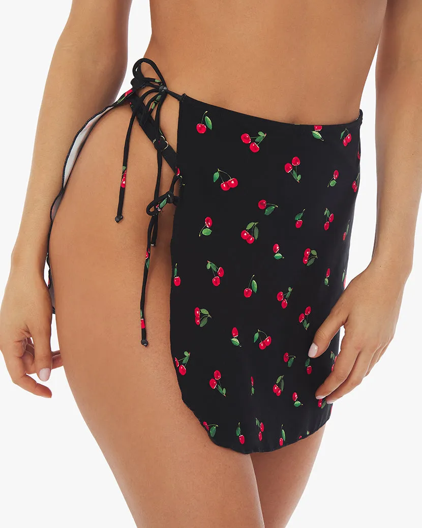Mini Tie Cherries Sarong sold by WeWoreWhat