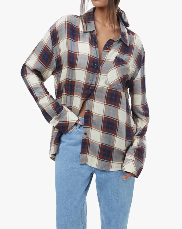Boyfriend Large Plaid Shirt sold by WeWoreWhat