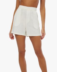 Elastic Linen Short sold by WeWoreWhat