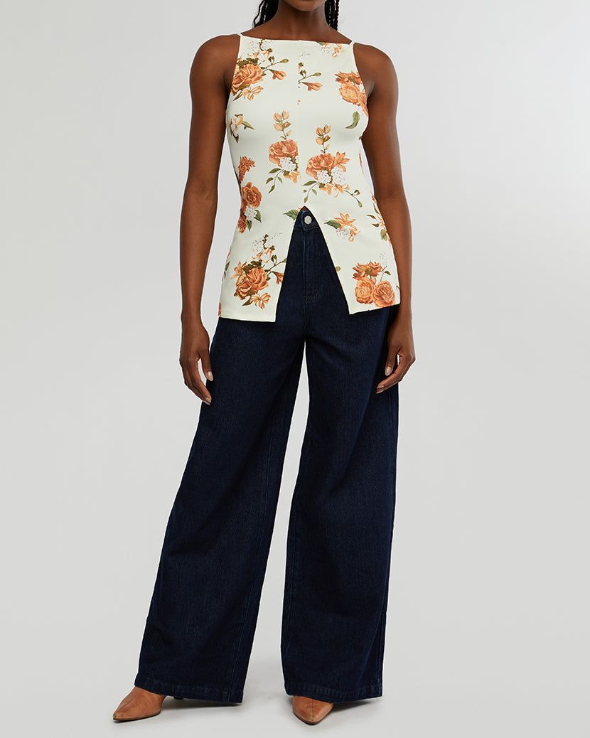 High Rise Pleated Wide Leg Pants sold by WeWoreWhat product image thumbnail 3