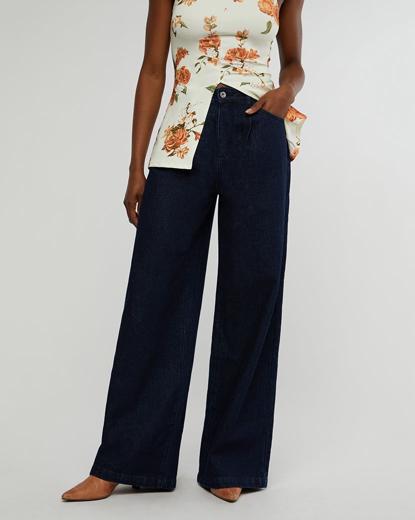 High Rise Pleated Wide Leg Pants sold by WeWoreWhat