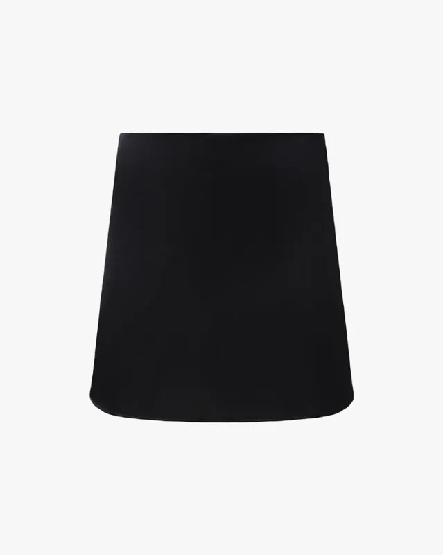 Mini Slip Satin Charmeuse Skirt sold by WeWoreWhat