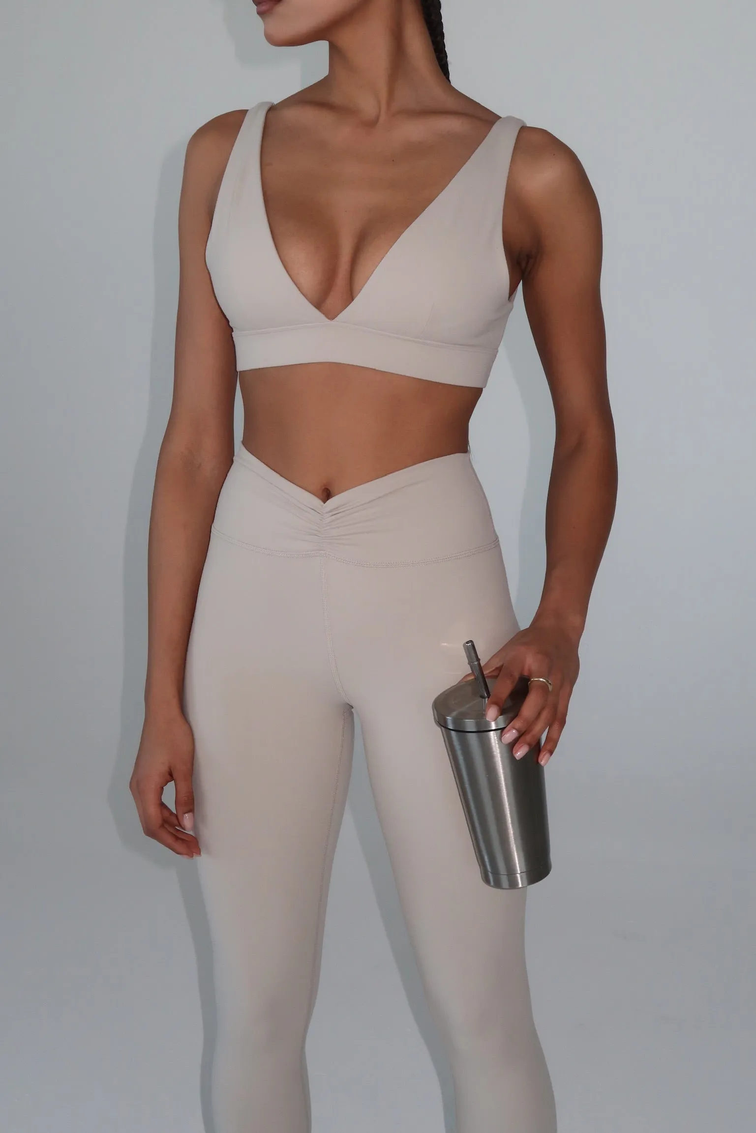 Ruched V-legging sold by WeWoreWhat product image thumbnail 2