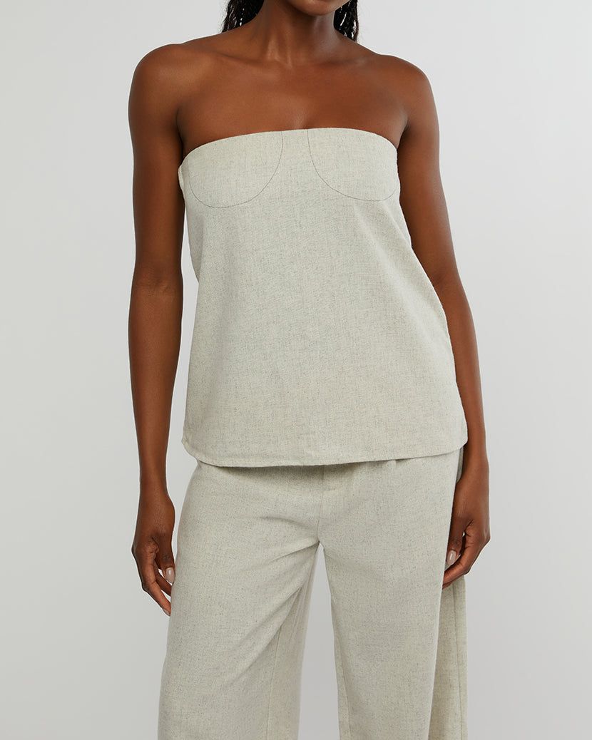 Strapless A-line Top sold by WeWoreWhat