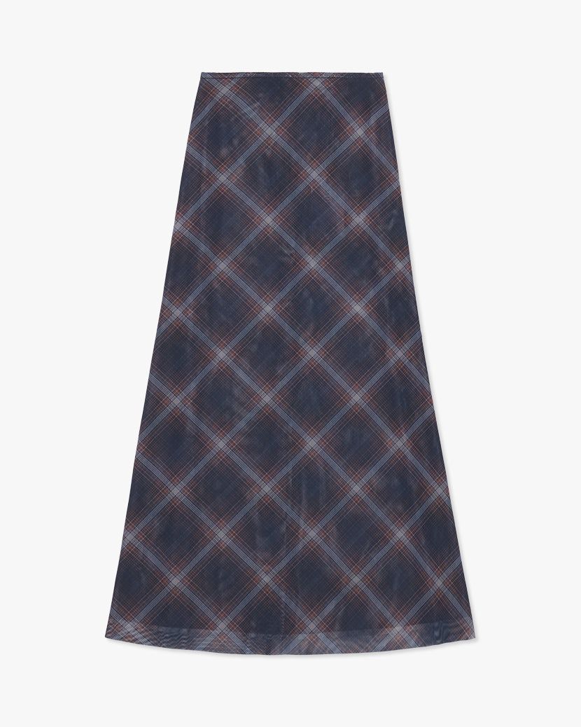 Diagonal Plaid Midi Skirt sold by WeWoreWhat product image thumbnail 2