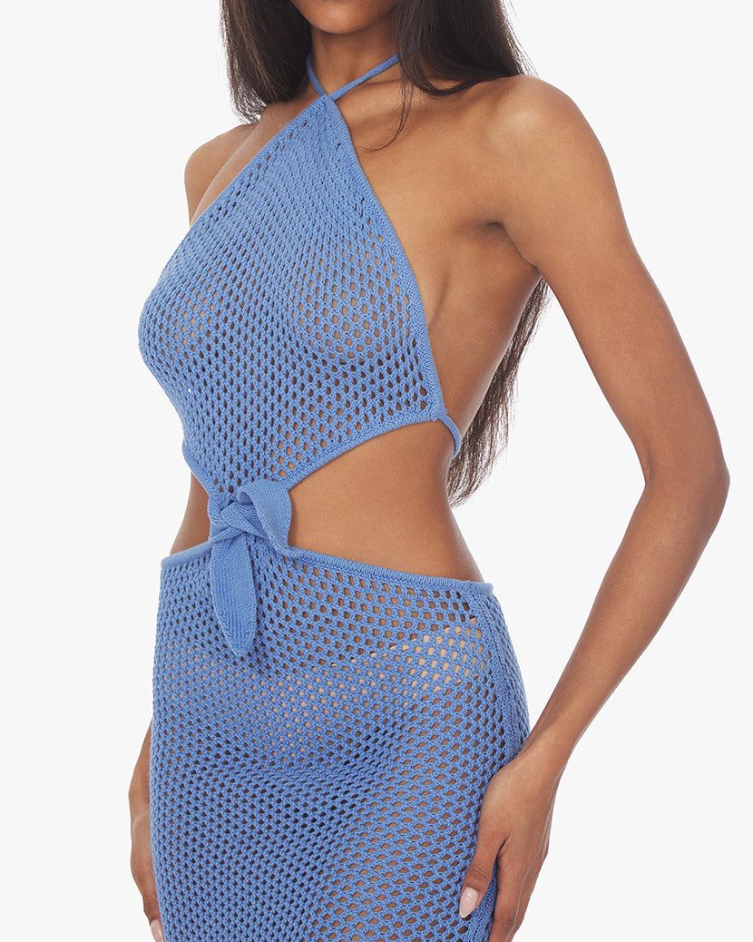 Crochet Fringe Maxi Dress sold by WeWoreWhat product image thumbnail 3