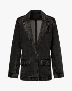 Denim Blazer sold by WeWoreWhat