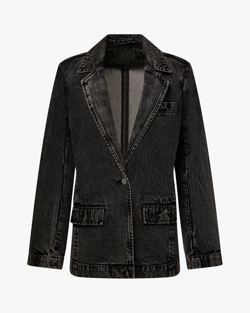 Denim Blazer sold by WeWoreWhat product image thumbnail 2